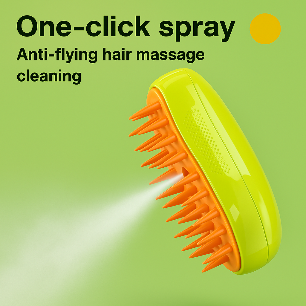 PawMist Pro (3 in 1 Electric Steam Pet Brush)
