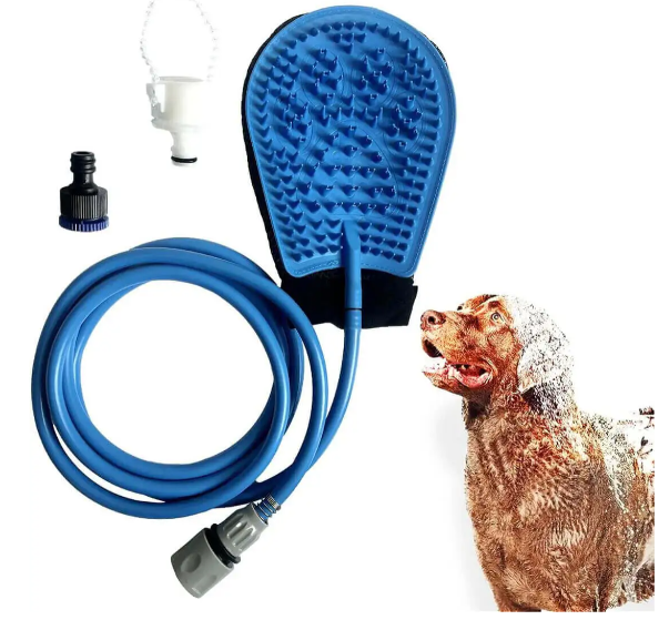 HydroGroom Glove (Deep Cleaning Pet Brush Glove with Hose)