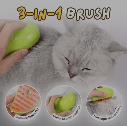 PawMist Pro (3 in 1 Electric Steam Pet Brush)