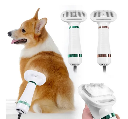 GroomFlow (2-in-1 Portable Dog Dryer And Comb Brush)