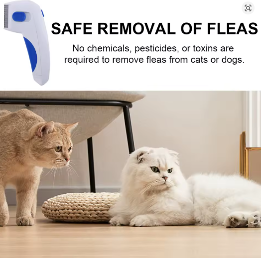 PestZap (Flea Doctor Electric Flea Tick Comb for Dogs and Cats)